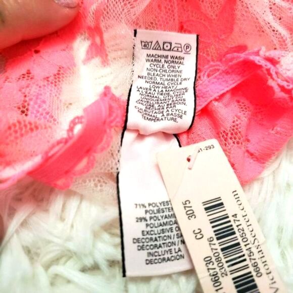 SMALL Victoria's Secret pink boho lace shortie & bralette Set NWT - Picture 10 of 10